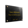 Plaque funéraire marbre-noir 14 Plaquedeces.fr